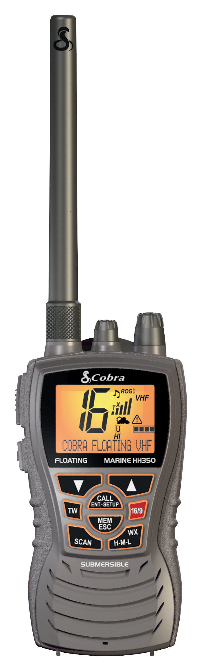 Cobra MRHH350 FLT Floating VHF Handheld Marine Radio Bass Pro Shops